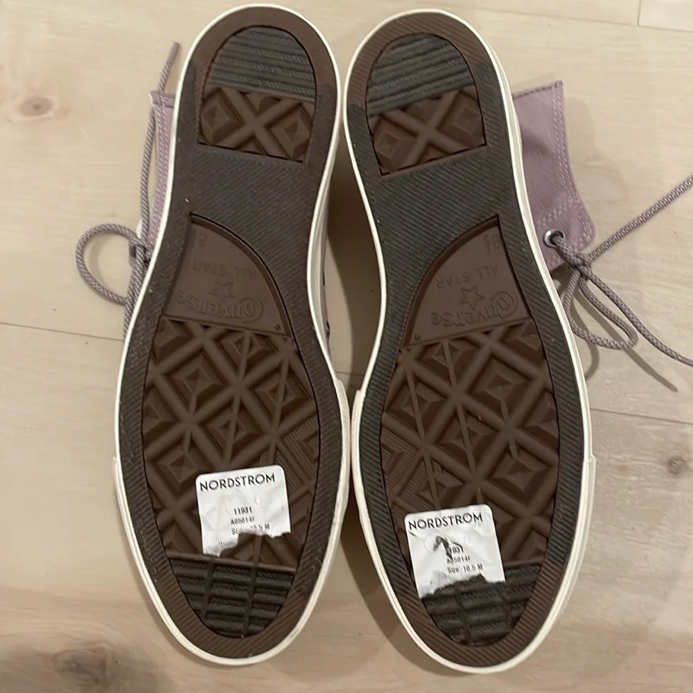 Converse CTAS Hi Lift Lucid Lilac Canvas Platform Sneakers NWT - Picture 9 of 11